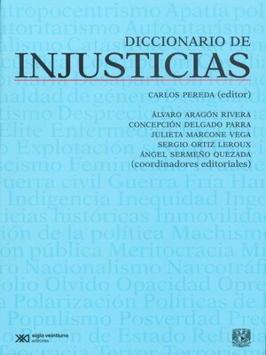cover image of Diccionario de injusticias